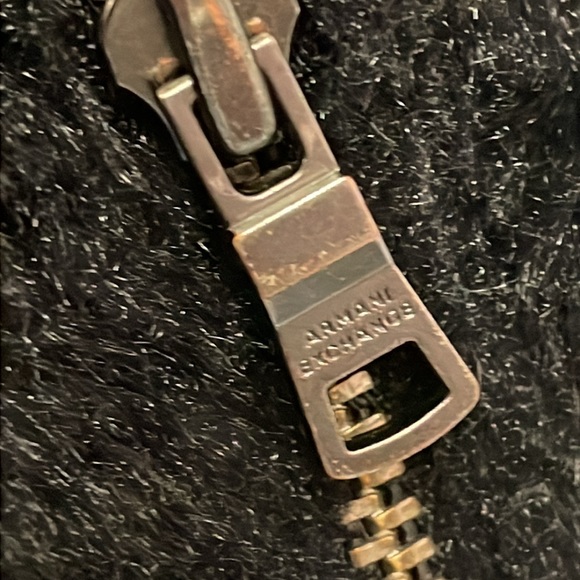 Armani Exchange Faux Fur Vest Size Small - Picture 5 of 5